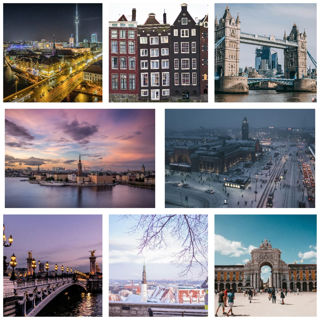 Image contain top 10 city of europe to start a startup